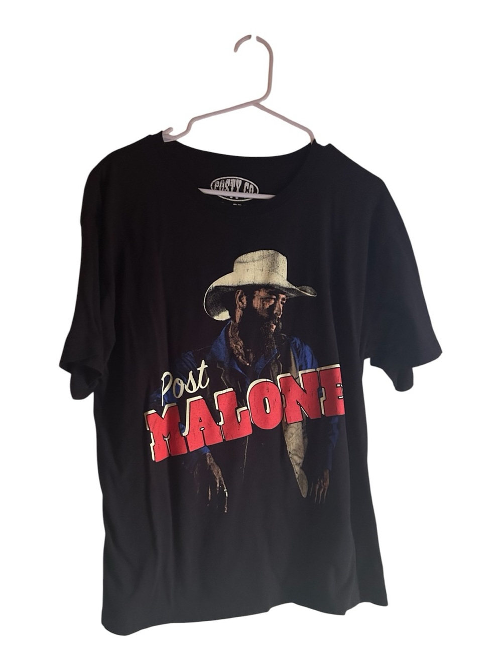 4/$20 Post Malone Size XXL Black Graphic Band T-Shirt